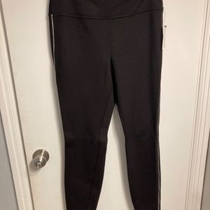Black leggings with silver detail